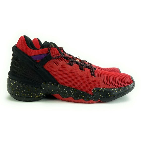 Adidas Men\'s D.O.N. Issue 2 Chinese New Year Red Gold Shoes FX6490 Size 8.5 - 12 main image 10
